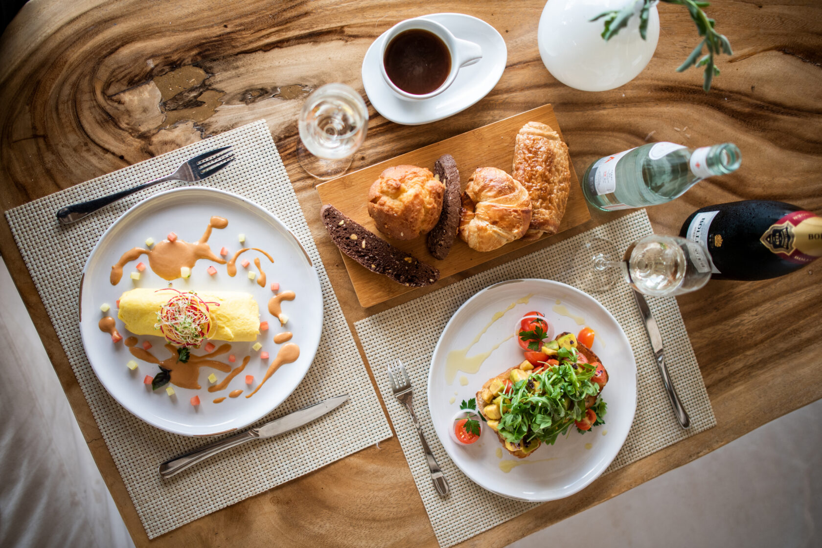 Breakfast spread