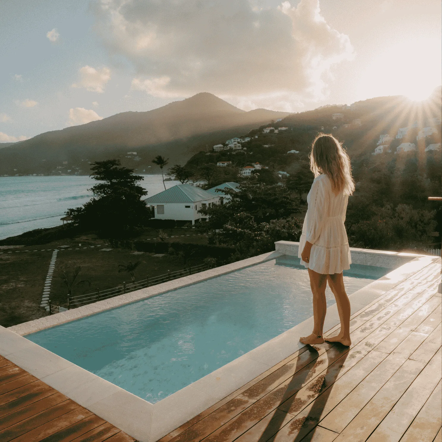 Positioned directly along the shoreline, the Oceanfront Presidential Suite offers laidback luxury with panoramic ocean views, expansive private terraces, and effortless beachfront living designed for romantic Caribbean escapes and elevated island stays.
